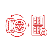 Hjulskift og opbevaring hos Aunetto Herning